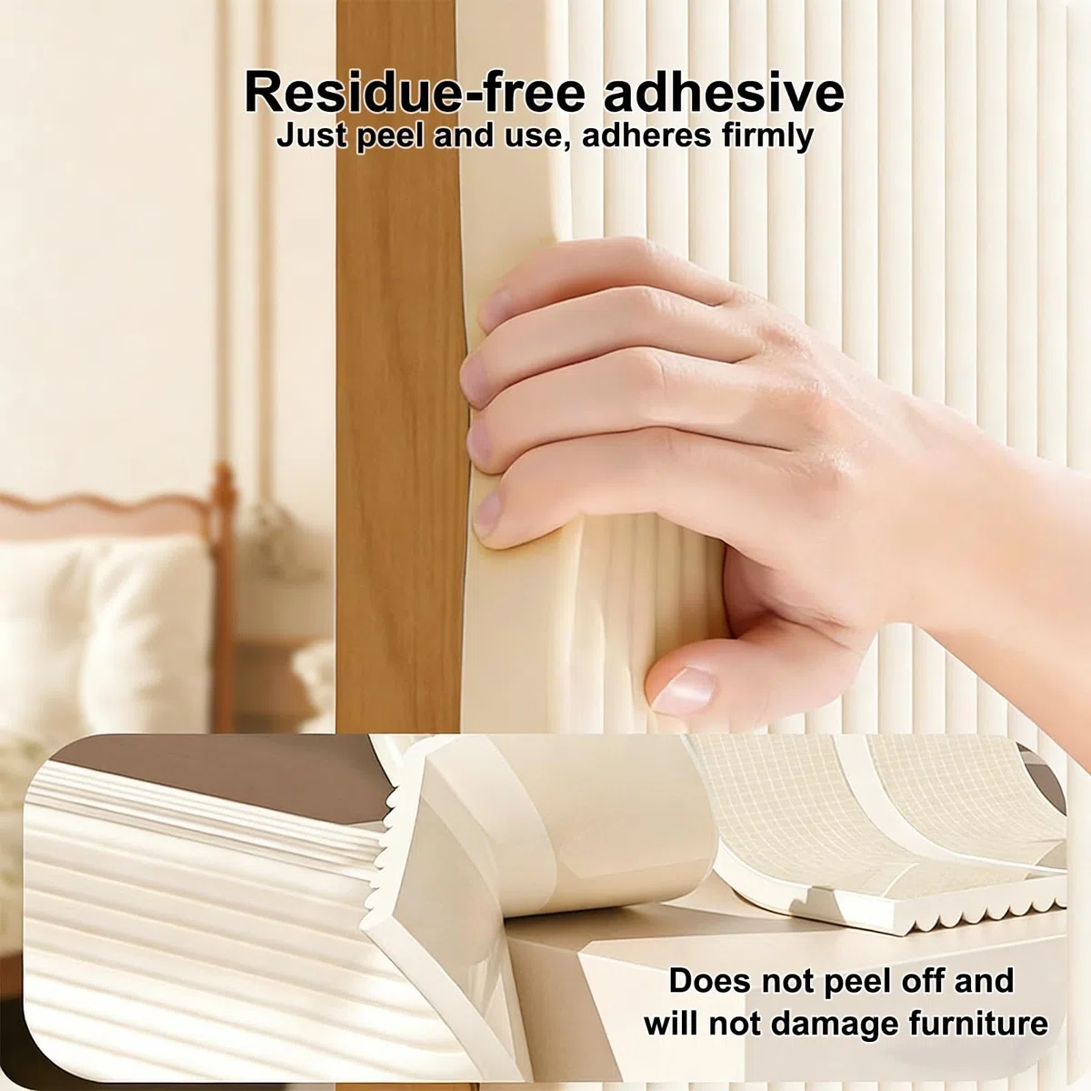 Panneaux muraux autocollants en mousse de 2 m – Rembourrage doux et élastique pour têtes de lit de chambre à coucher, protection murale rembourrée bleue, solution de revêtement mural sûr, insonorisant
