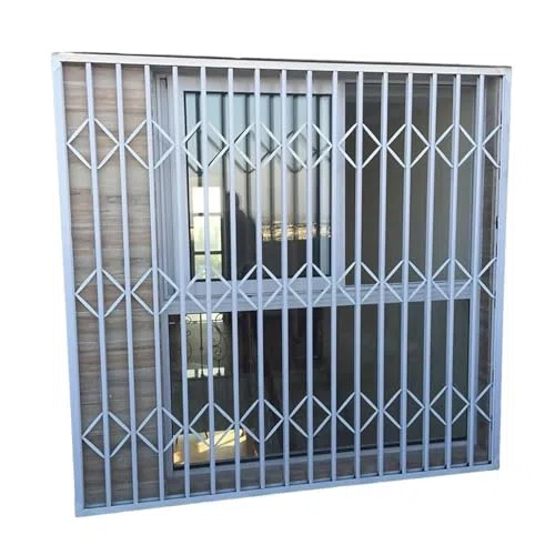 Protection de fenêtre réglable pour enfants – Grille de sécurité en alliage d'aluminium anti-effraction pour fenêtres (110 x 80 cm) – Parfait pour la sécurité de la maison et la sécurité des enfants