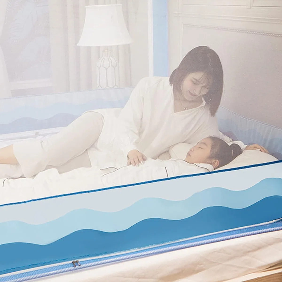 Moustiquaire pour lit - Grande tente anti-moustique autoportante avec 3 portes pour voyage en plein air et installation facile, idéale pour les bébés, les enfants et les adultes