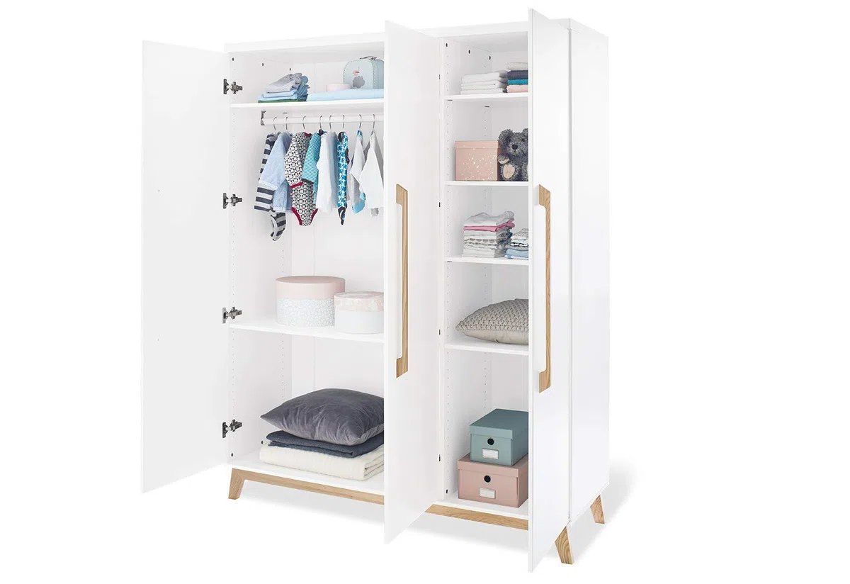 Pinolino Riva Ensemble complet pour chambre de bébé Blanc extra large