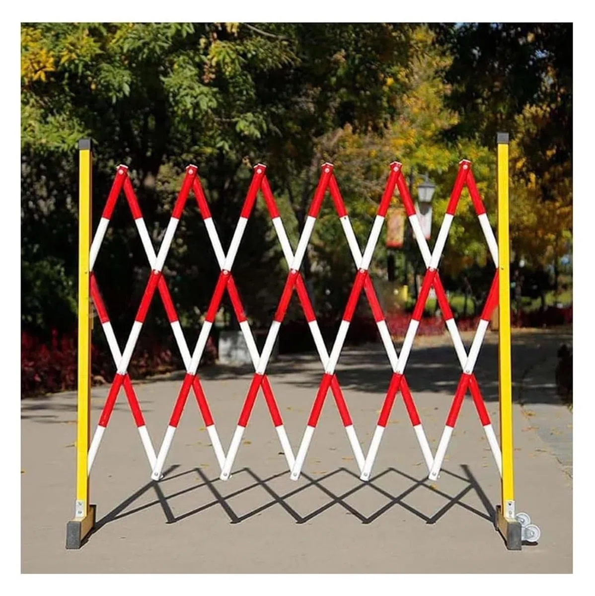 Barrière métallique rétractable, clôture de Circulation Portable, barrière de sécurité Mobile pour hôpitaux, Solutions de contrôle des foules et de sécurité événementiell