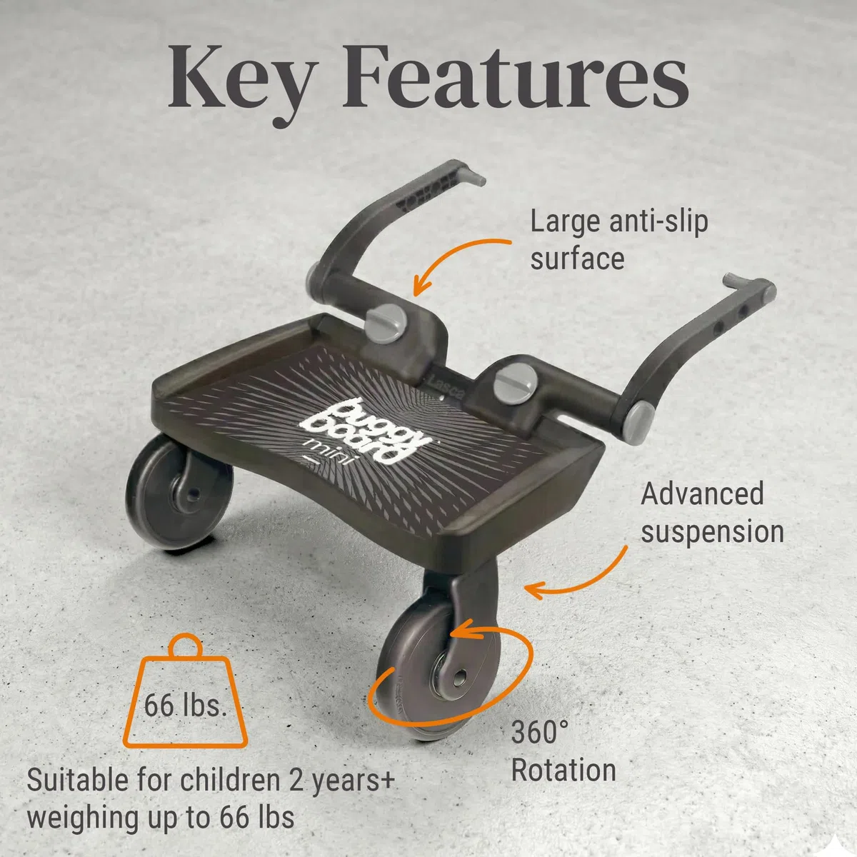 Lascal 2330 BuggyBoard Mini Noir