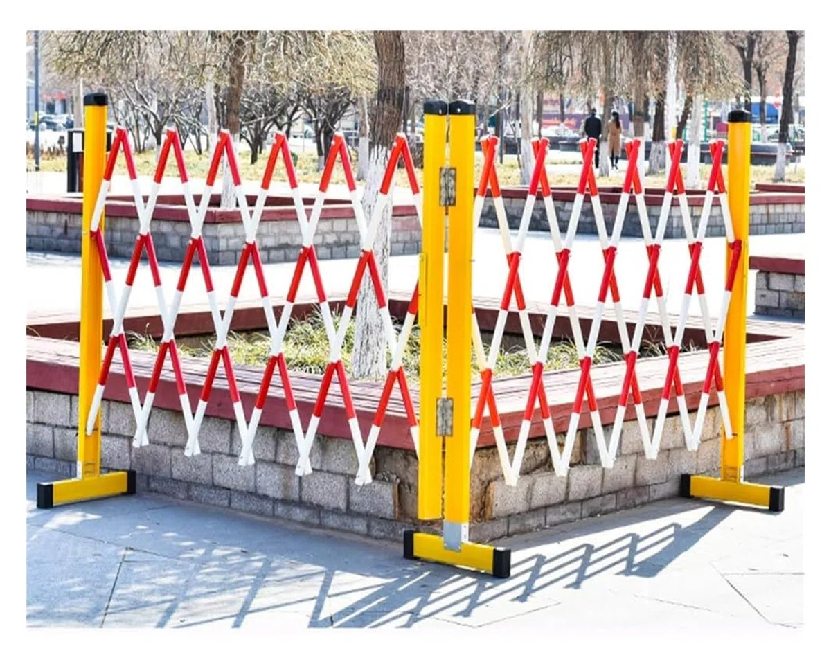 Barrière métallique rétractable, clôture de Circulation Portable, barrière de sécurité Mobile pour hôpitaux, Solutions de contrôle des foules et de sécurité événementiell