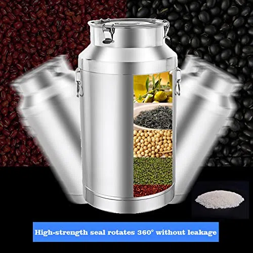 Bidon De Stockage De Lait En Acier Inoxydable 15L/20L/28L/35L - Seau Hermétique Pour Le Transport Du Lait, Du Vin Ou De L'Eau, Avec Couvercle À Joint En Silicone, Idéal Pour Le Brassage Amateur. Avec