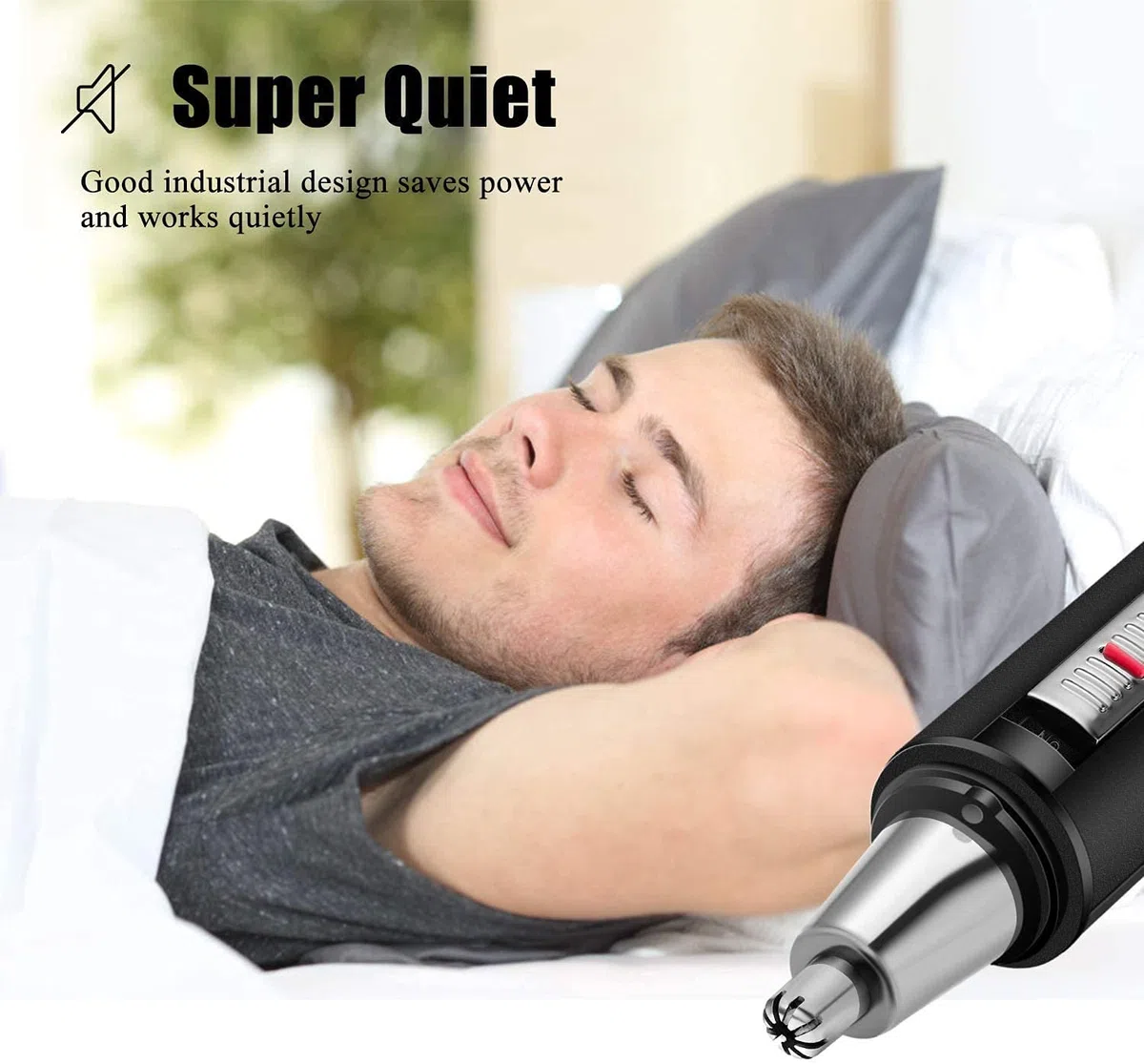 Système de Nettoyage des Cheveux Nasal Nasal Nasal Nasal Rechargeable Nasal Nosal Nasal Nostril Nostril, Tchippers de Poils à Nez imperméable léger pour Femmes (Argent)