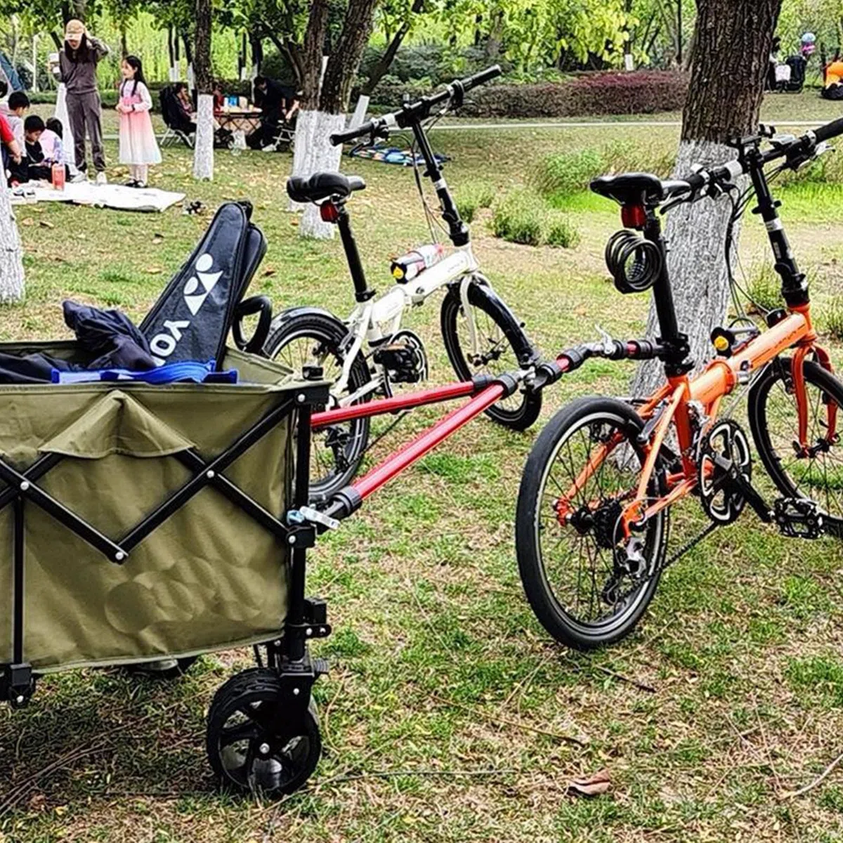 Capacité de Charge du connecteur pour remorque à vélo : 50 kg. Barre de remorquage pour remorque à vélo Pliable, idéale pour Les Enfants, Les Chiens et Les Chats. Compatible avec Les vélos p