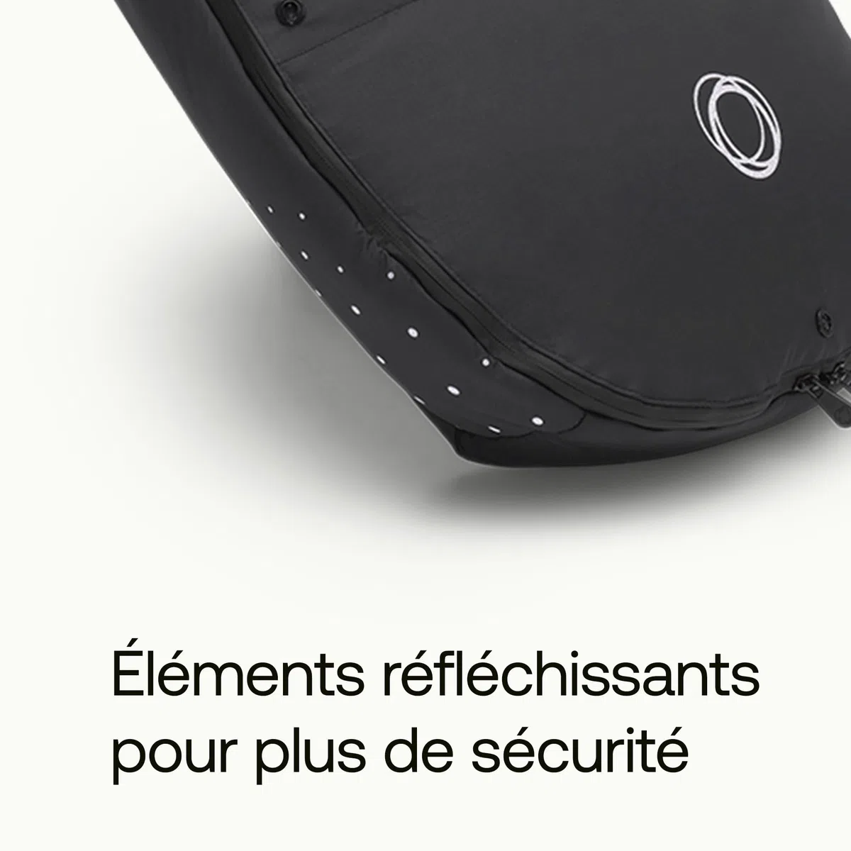 Bugaboo chancelière d’hiver performante, accessoire indispensable pour poussette avec capuche, protège-chaussures et fermeture éclair double sens, douillet et chaude pour les orteils en Nuit Noire