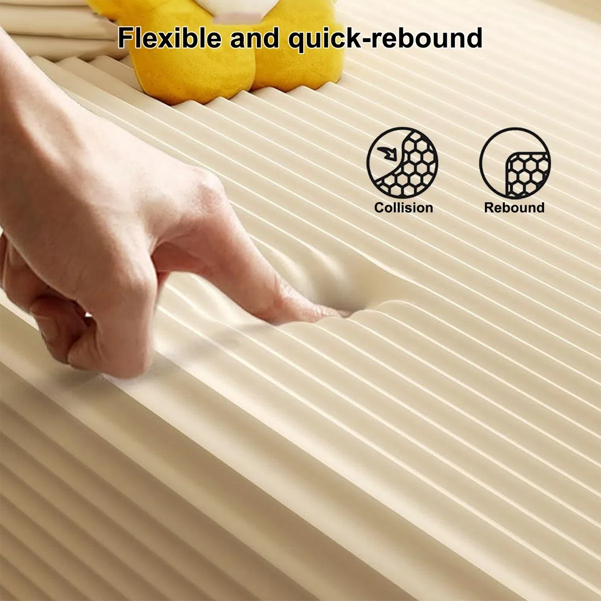 Panneaux muraux autocollants en mousse de 2 m – Rembourrage doux et élastique pour têtes de lit de chambre à coucher, protection murale rembourrée bleue, solution de revêtement mural sûr, insonorisant