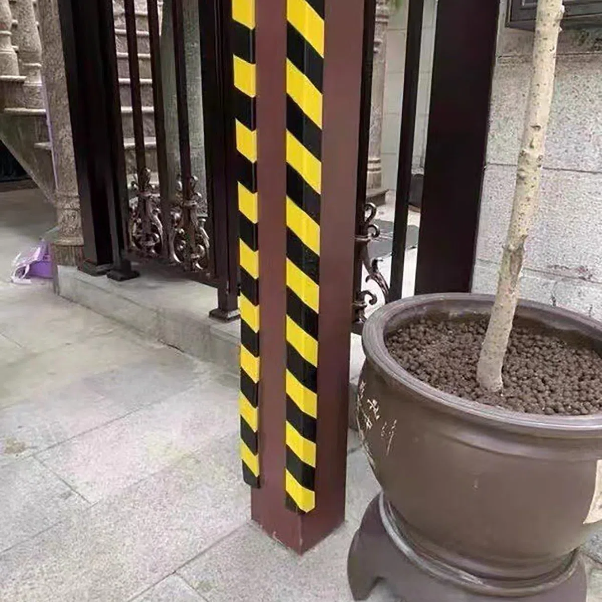 Protections d'angle murales en forme de L en mousse de polyuréthane, coussins de sécurité haute visibilité pour la maison, le bureau, absorbant les chocs et durables, empêchent les blessures et les
