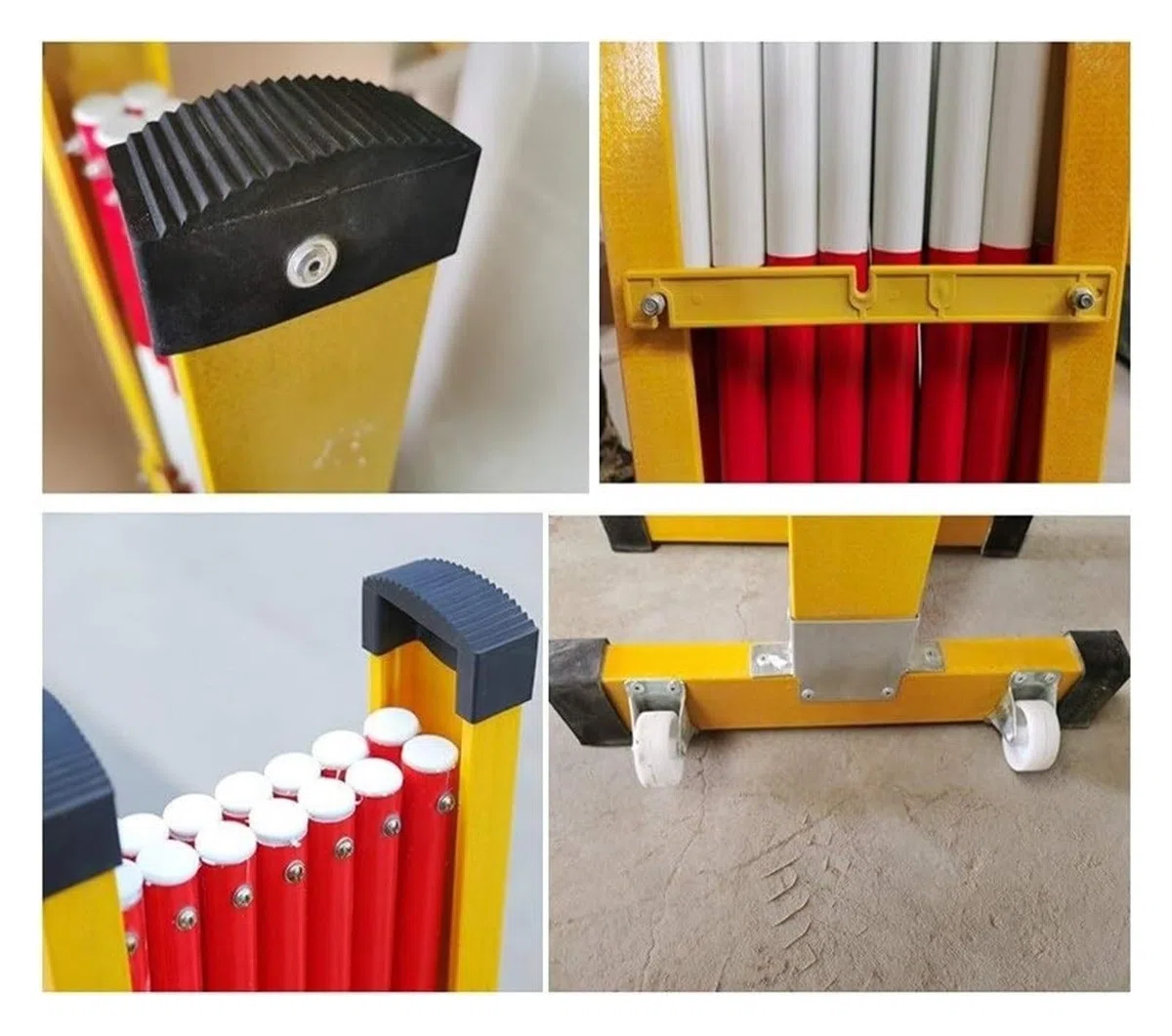 Barrière métallique rétractable, clôture de Circulation Portable, barrière de sécurité Mobile pour hôpitaux, Solutions de contrôle des foules et de sécurité événementiell