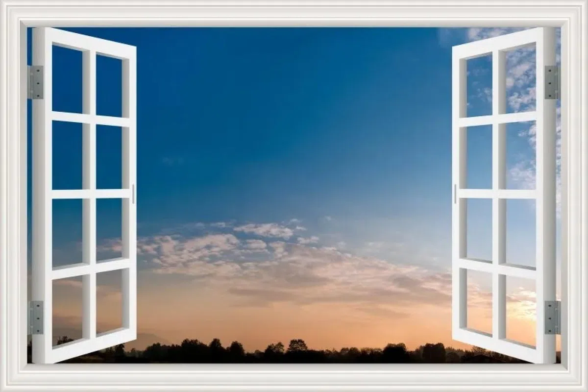 Autocollants muraux 3D pour salle de bain, chambre à coucher, salon, chambre d'enfant, décoration de chambre d'enfant, motif coucher de soleil, nuages, paysage, 230 x 180 cm